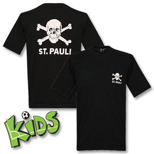 08-09 St. Pauli Skull Tee Boys black
