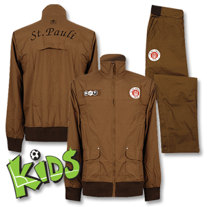 08-09 St. Pauli Training Suit Boys - brown