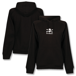 08-09 St. Pauli Womens Skull Hoody - black