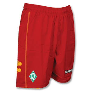 None 08-09 Werder Bremen GK Shorts red