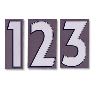 None 08-10 England Away Front Numbers - 10cm