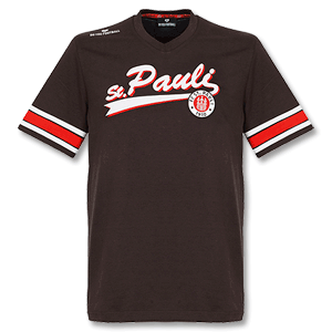 None 12-13 St Pauli Players T-Shirt - Brown