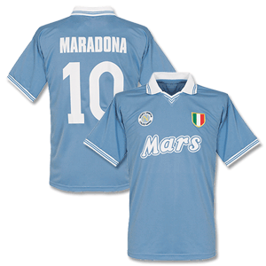 1980s Napoli Home Shirt + Maradona 10 -
