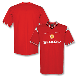 None 1985 Man Utd Home FA Cup Final Retro Shirt