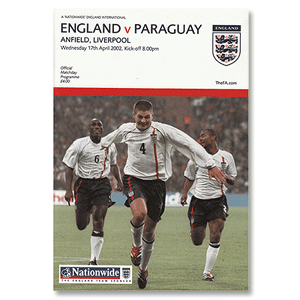 None 2002 England v Paraguay - International