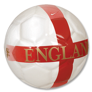 None 2008 England Skills Ball White/Red