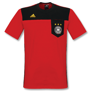 None 2008 Germany Tee Red/Black