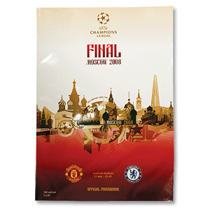 2008 Uefa Champions League Final Programme