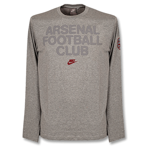 None 2009 Arsenal L/S Top - Grey
