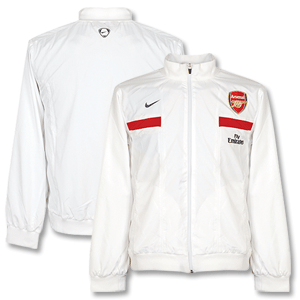 None 2009 Arsenal Presentation Jacket - White