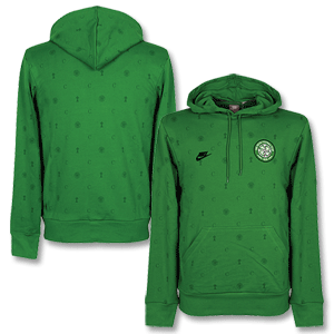 None 2009 Celtic Hooded Top - Green
