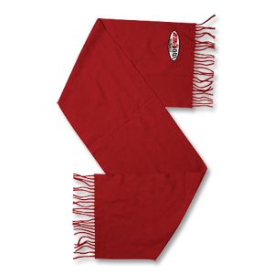 None AC Milan Acrylic Centenary Scarf - Red/Black