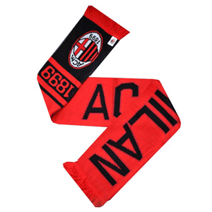 None AC Milan Nero Scarf