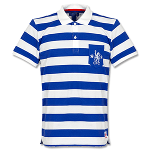 None adidas Originals Chelsea Polo Shirt - Royal/White