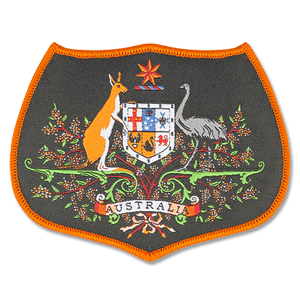 None Australia Embroidery Patch 100mm x 80mm