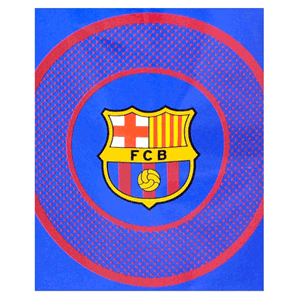 Barcelona Bullseye Fleece Blanket (125cm x