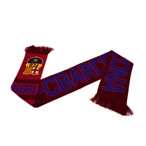 None Barcelona Scarf - Red/Blue