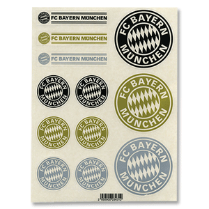 None Bayern Munich Logo Sticker Set