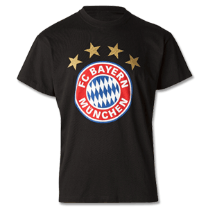 Bayern Munich Logo T-Shirt - Black