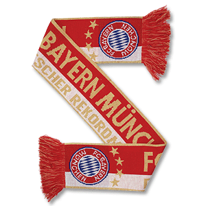 None Bayern Munich Rekordmeister Scarf