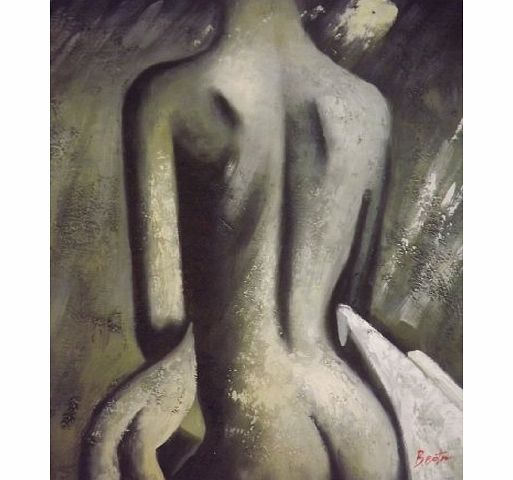 None Beautiful Oil Painting On Canvas Back Of A Woman 20x24``