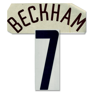 None Beckham 7 (Replica) 02-03 Man Utd Away - Black
