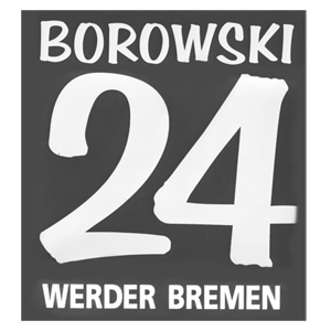 None Borowski 24 - Boys 07-08 Werder Bremen Home Name