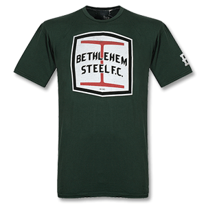 None Bumpy Pitch Bethlehem Steel FC Tee - Green/White