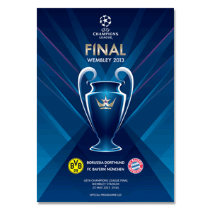 Champions League Final Programme Wembley 2013