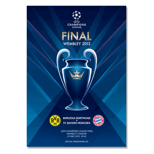None Champions League Final Programme Wembley 2013
