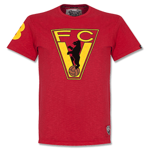 None Copa Vintage FC Vorwarts Berlin T-Shirt - Red