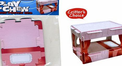 None (Critters Choice) Small Animal Play n Chew Four Poster Bed