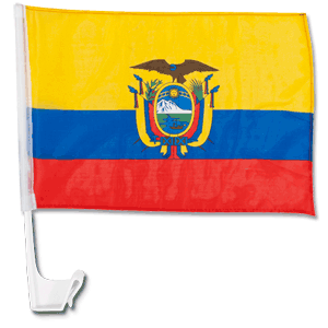 Ecuador Car Flag
