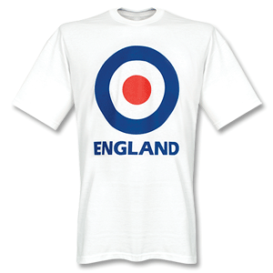None England Target Tee - White