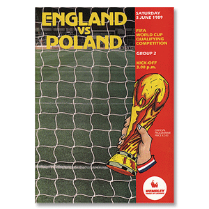 England vs Poland - 1990 WC Qualifier at