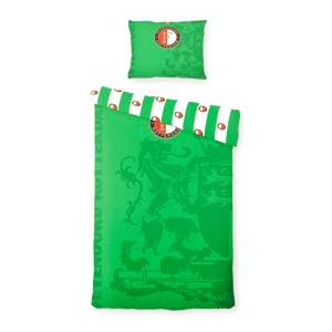 None Feyenoord Green Duvet Set - (Duvet 140x200cm)