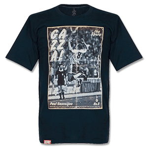 Football Culture `Gazza` T-Shirt - Navy