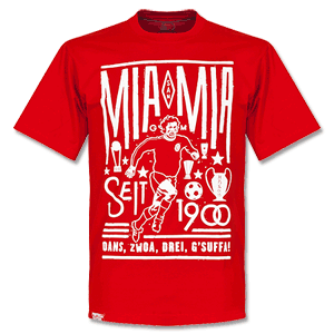 Football Culture Mia San Mia T-Shirt - Red
