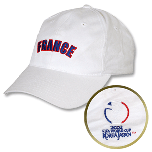 France Fan Cap - 2002 FIFA WC Korea/Japan - White
