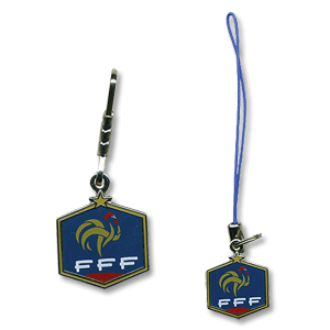 None France Logo Zipper Keyring
