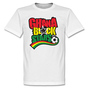 None Ghana Black Stars T-Shirt - White