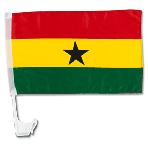 None Ghana Car Flag