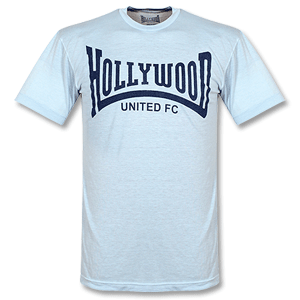 None Hollywood Utd Graphic Tee - Sky
