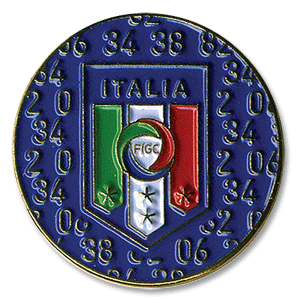None Italy Pin Badge - Round