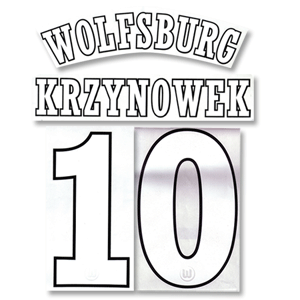 None Krzynowek 10 06-07 VFL Wolfsburg Home Name and