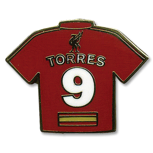 None Liverpool Torres No.9 Kit Enamel Pin Badge