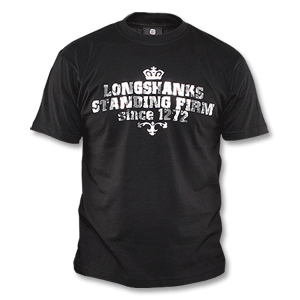 None Longshanks Standing Firm T-Shirt - Black/Silver