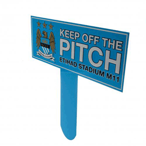 None Man City Keep Off The Pitch Sign (31x30cm)