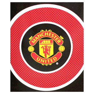 None Man Utd Bullseye Fleece Blanket (125cm x 150cm)