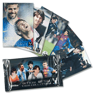 None Official Messi Card Collection Packet (5 Cards)
